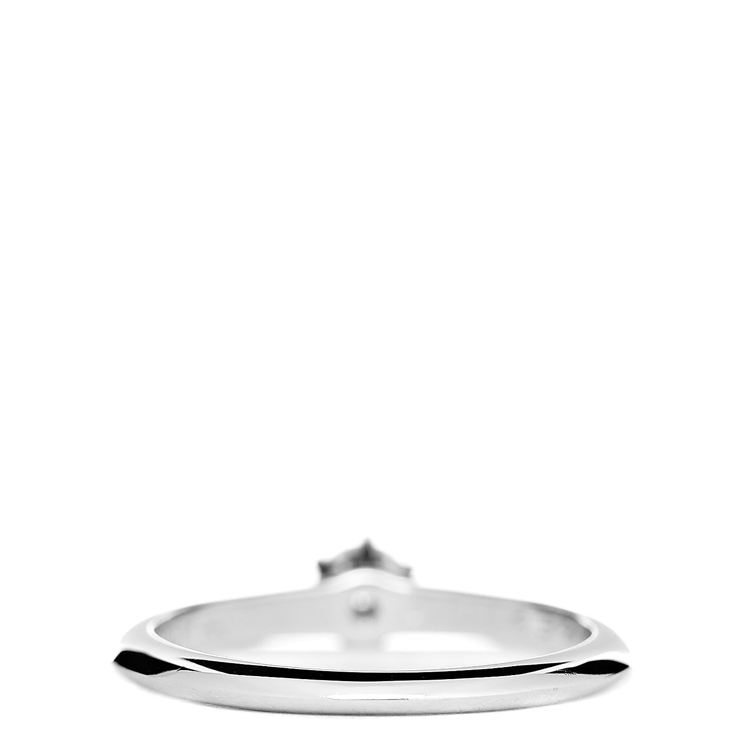 Tiffany Platinum Diamond .26ct Solitaire Engagement Ring 51 5.75 4 of 6
