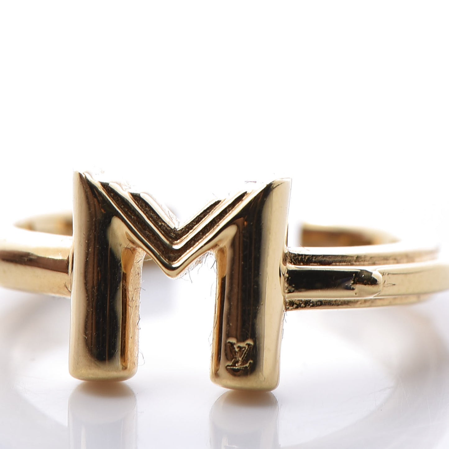 LV And Me Letter M Ring S Gold