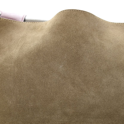 Celine Calfskin Suede All Soft Shoulder Bag Burgundy 10 of 17