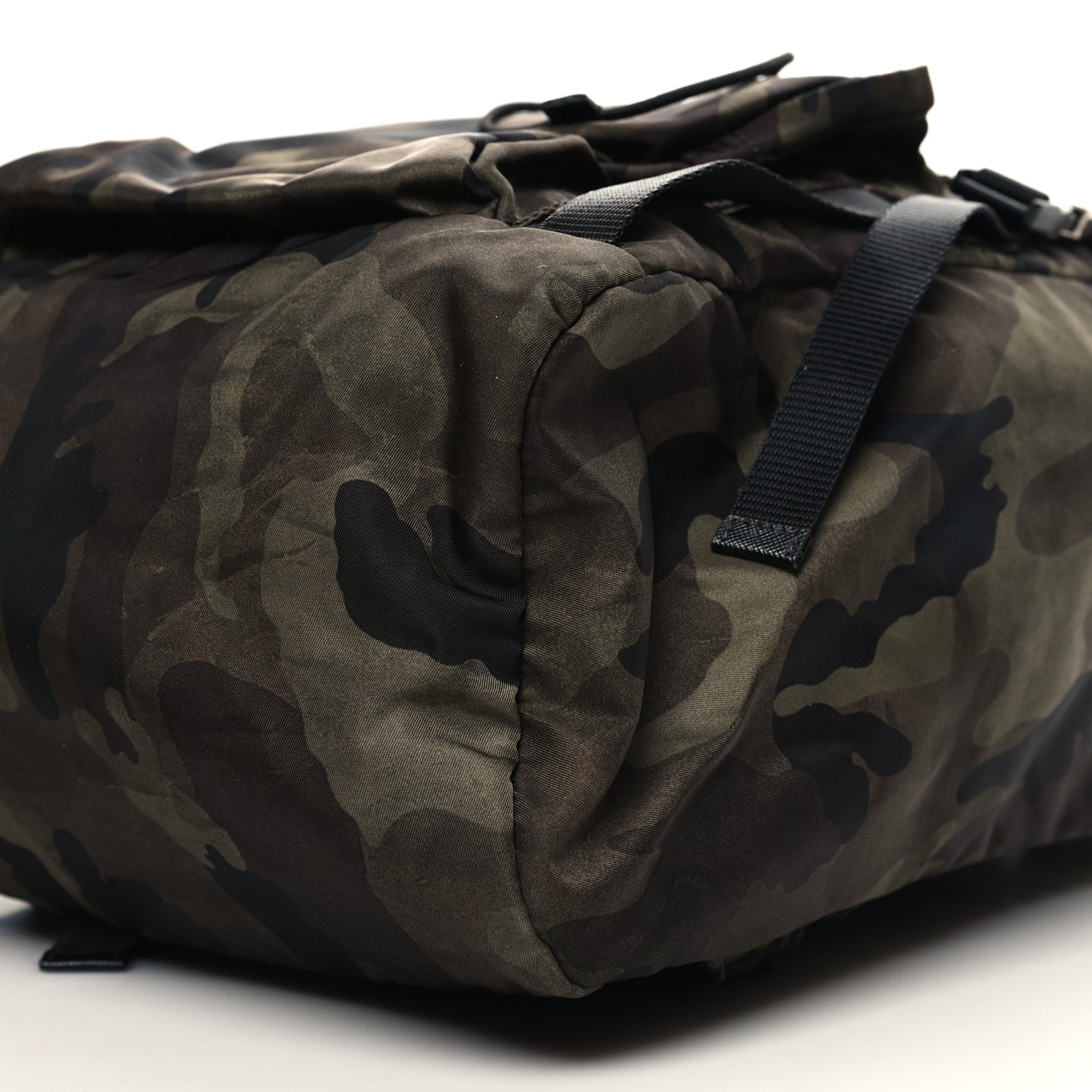 Nylon Camouflage Double Buckle Backpack Mimetico