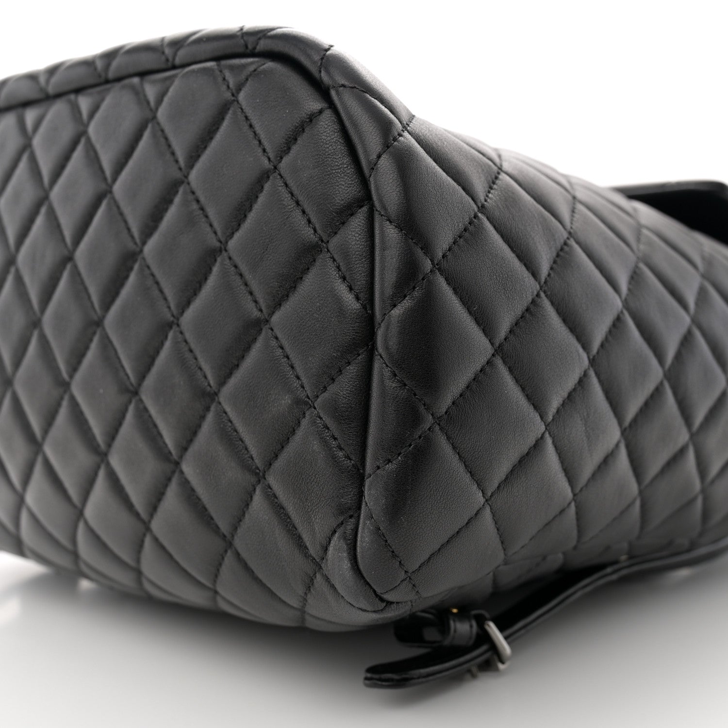 Chanel Lambskin Quilted Large Urban Spirit Backpack Black 10 of 10