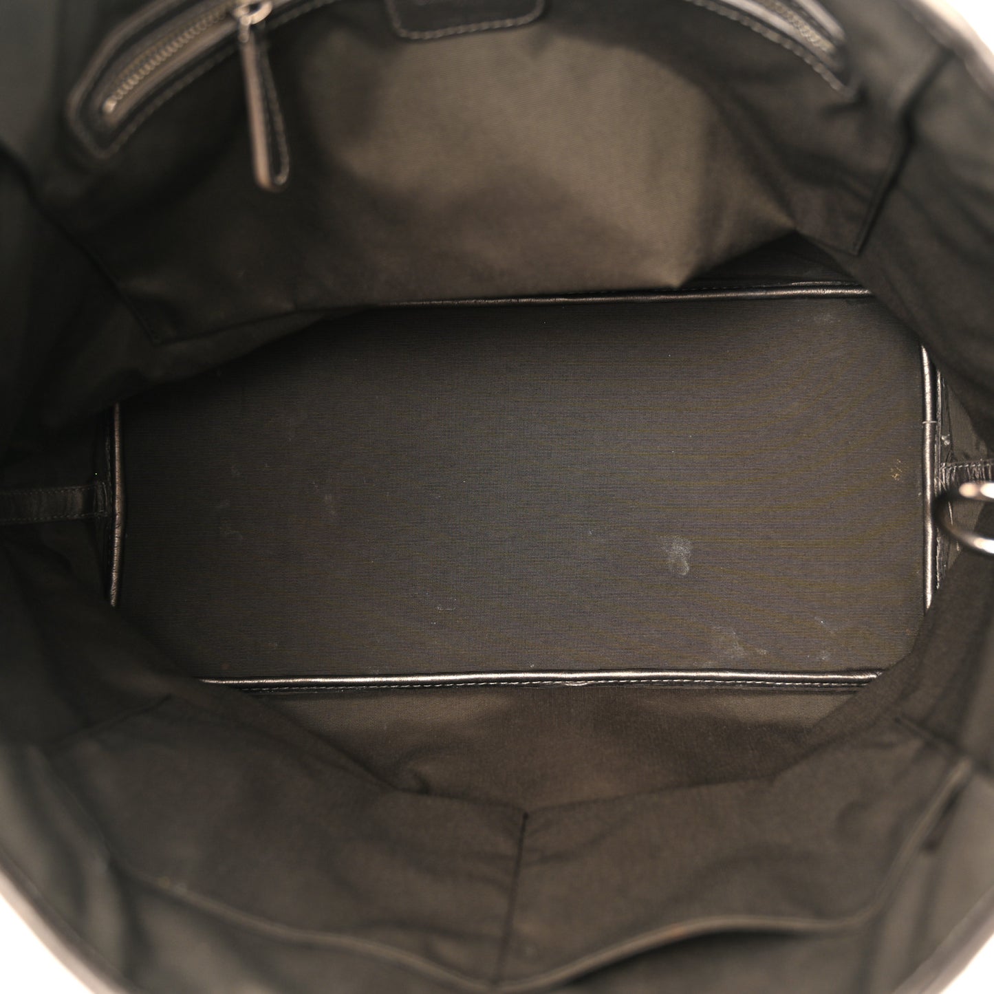 Coated Canvas Cannage Medium Panarea Tote Grey