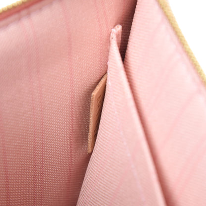 Louis Vuitton Damier Azur Neverfull MM GM Pochette Rose Ballerine 7 of 7