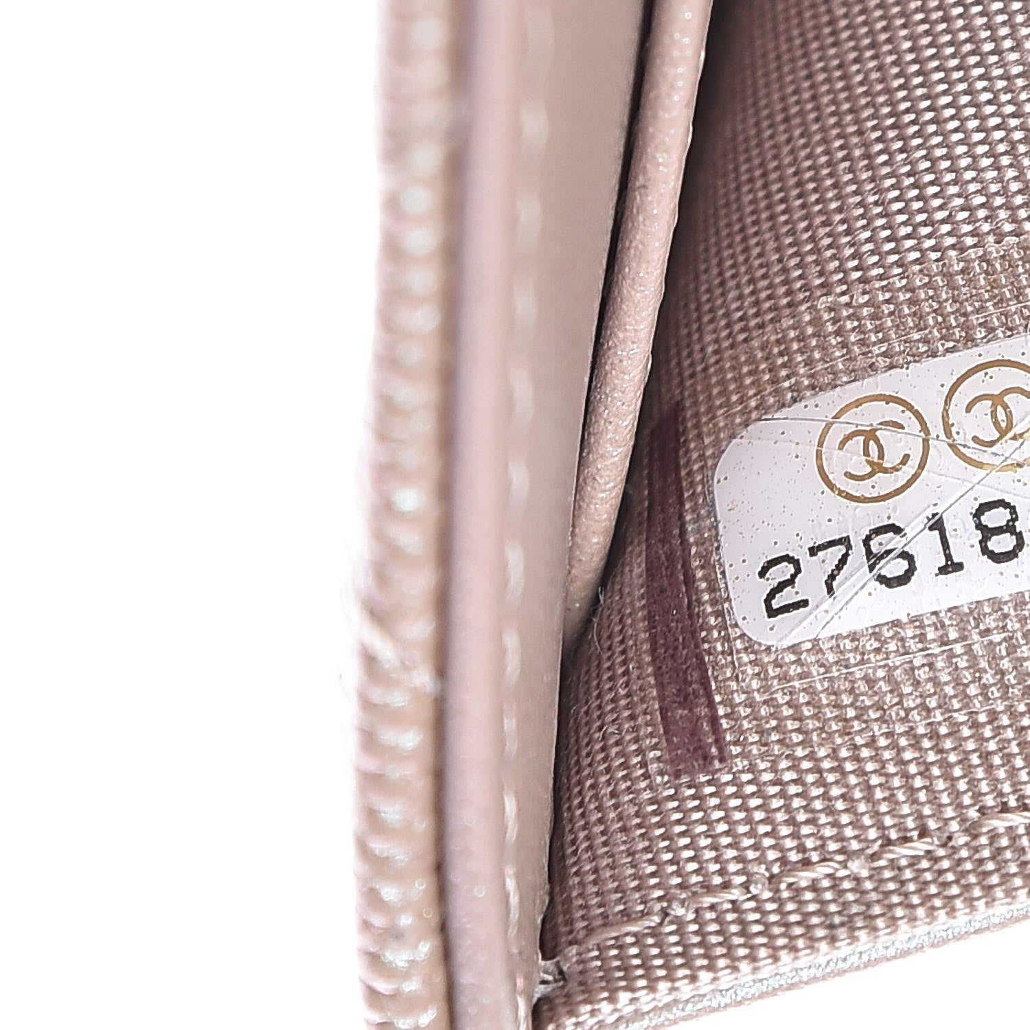 Chanel Iridescent Caviar Quilted Small Flap Wallet Beige 8 of 9