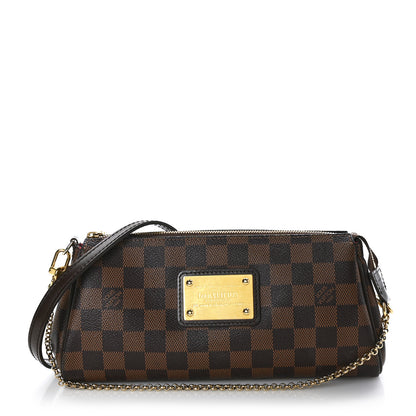 Louis Vuitton Damier Ebene Eva Clutch 1 of 8