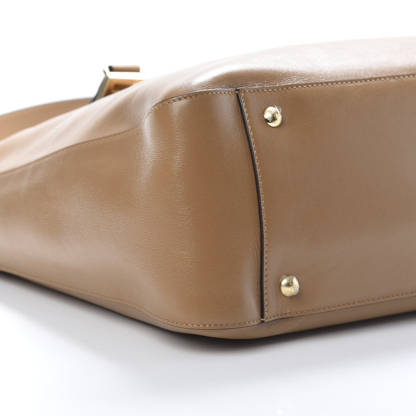 Vitello Glacier Medium FF Tote Nocciola