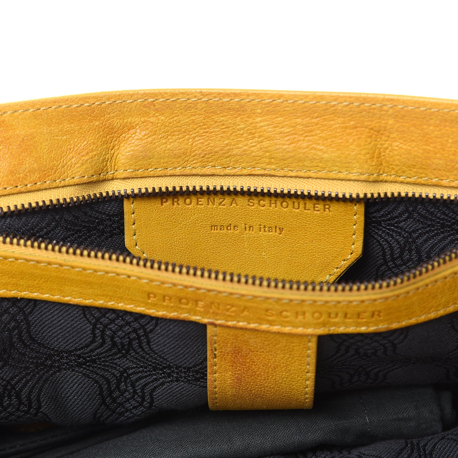 Proenza Schouler Lambskin Medium PS1 Satchel Mustard 6 of 24