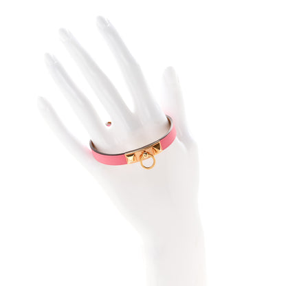 Hermes Swift Rivale Mini Bracelet T4 Rose Azalee 2 of 7