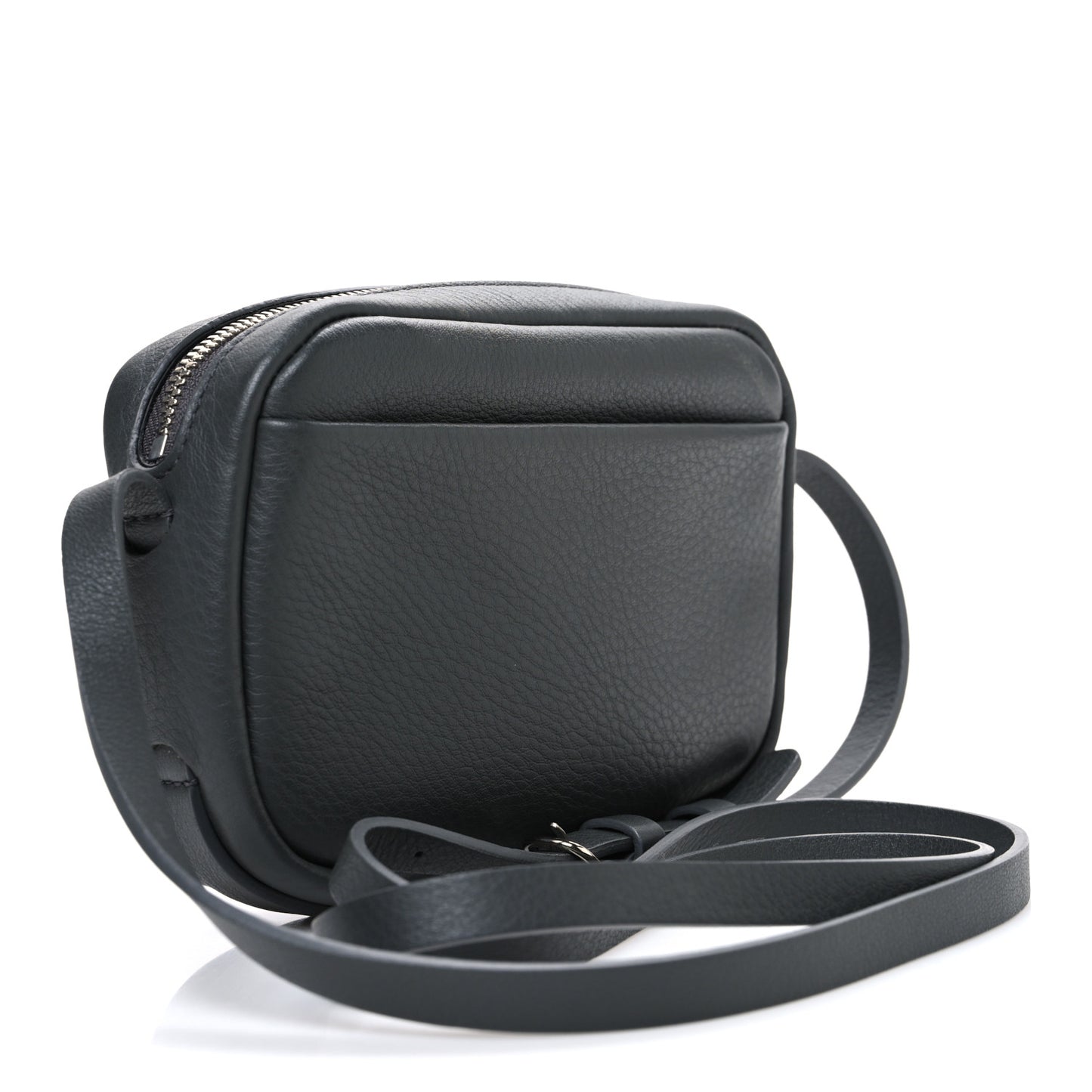 Calfskin Logo XS Everyday Camera Bag Gris Fossile