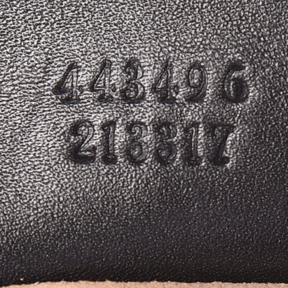 Gucci Calfskin Matelasse Medium GG Marmont Shoulder Bag Black 9 of 13