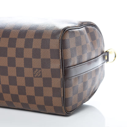 Louis Vuitton Damier Ebene Speedy Bandouliere 25 6 of 10