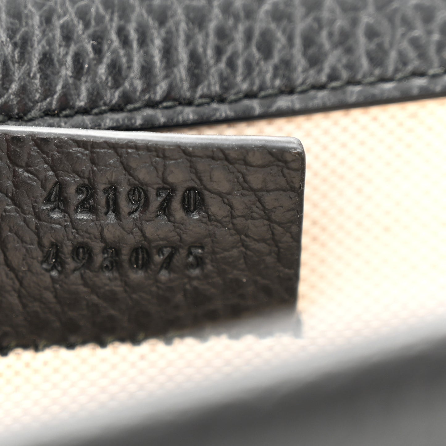 Calfskin Mini Dionysus Shoulder Bag Black