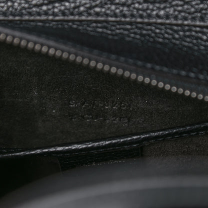 Celine Drummed Calfskin Nano Luggage Black 7 of 14