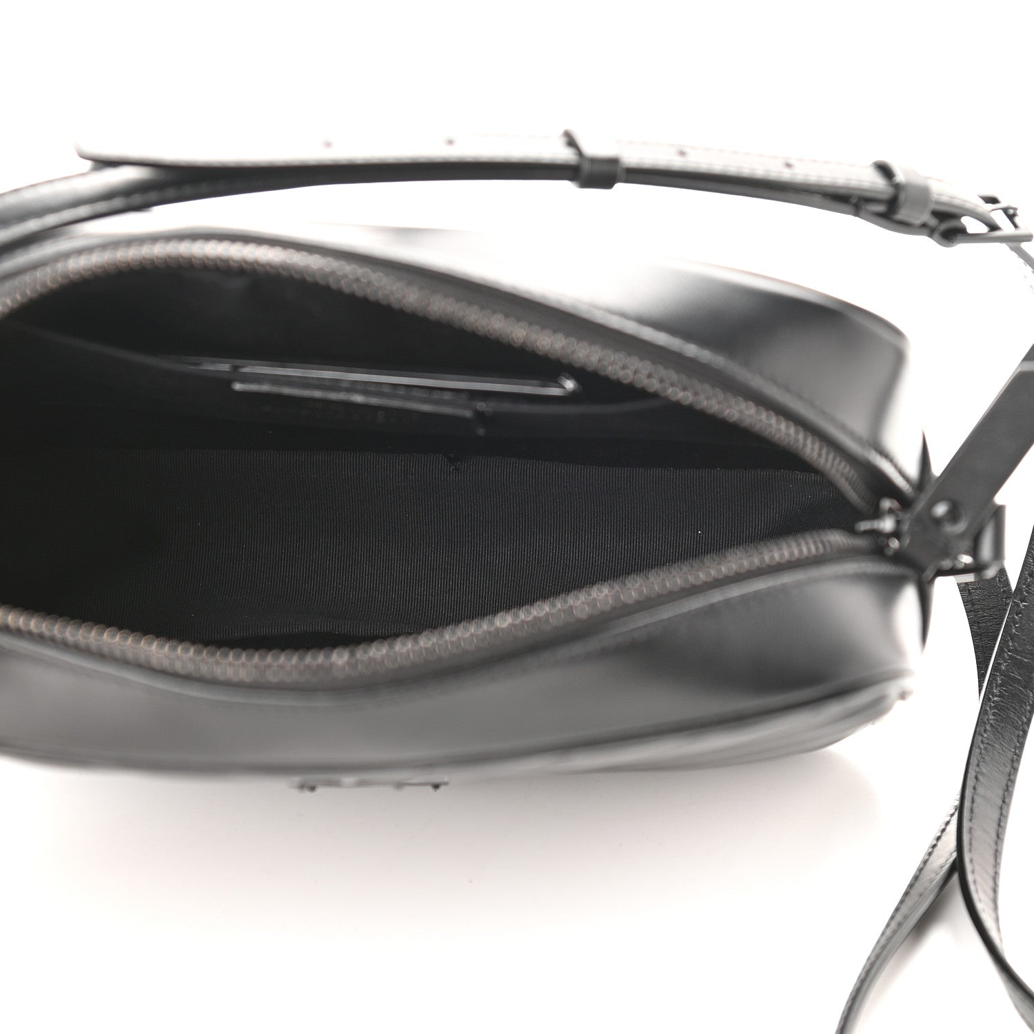 Saint Laurent Calfskin Matelasse Monogram Lou Camera Bag Black 4 of 8