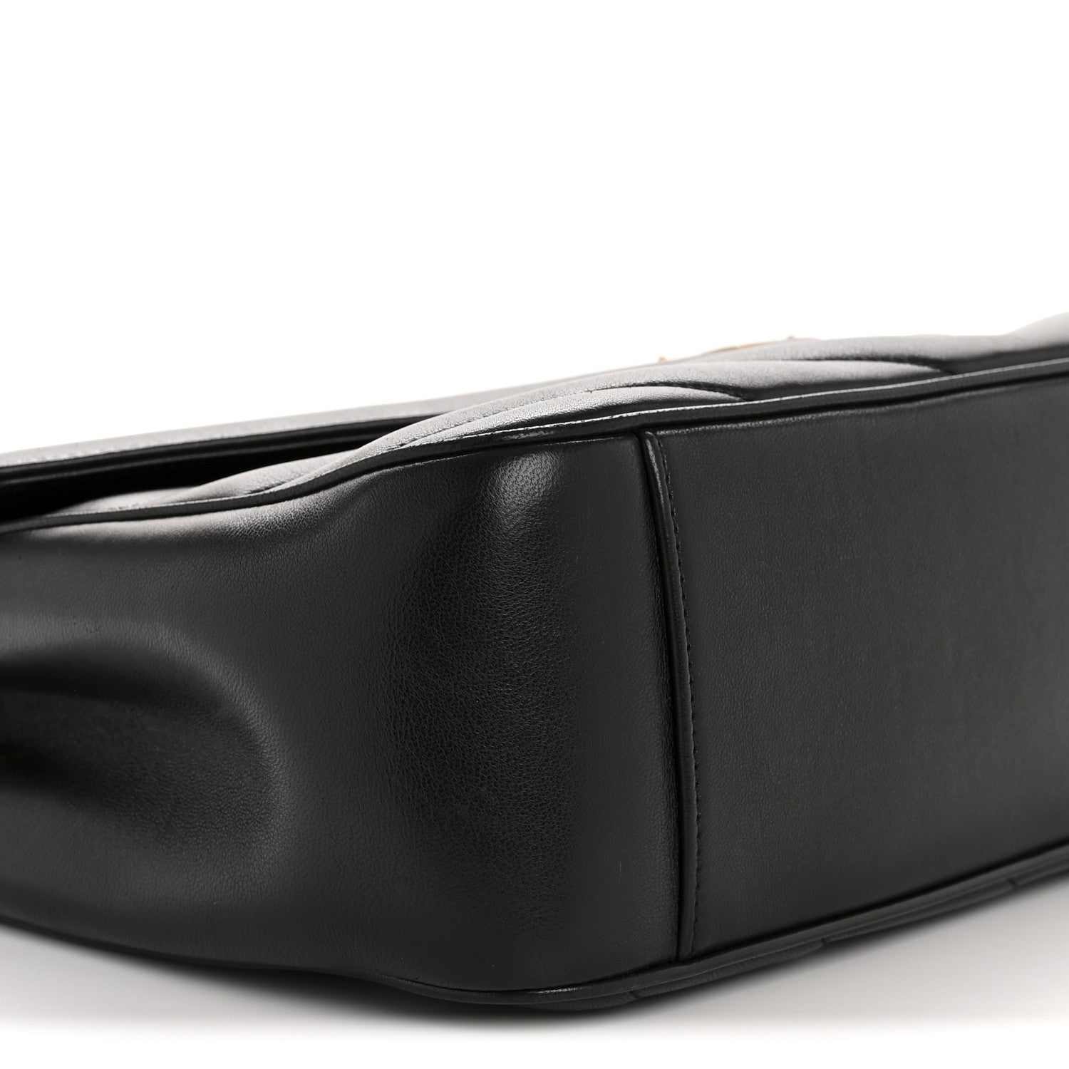 Saint Laurent Lambskin Chevron Quilted Large Loulou Black 10 of 14