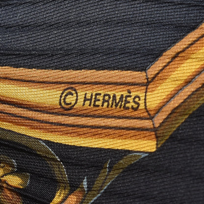 Hermes Silk Plisse Astrologie Scarf 90 3 of 4