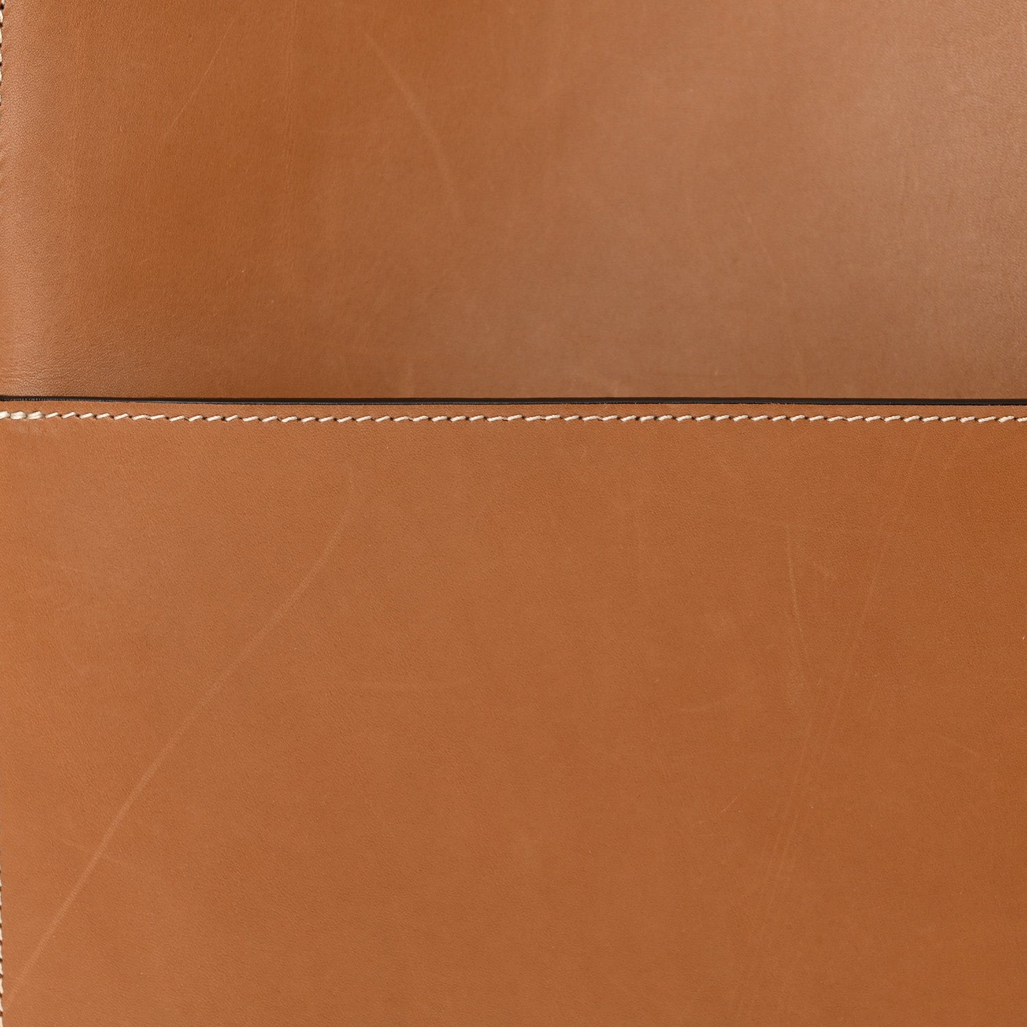 Celine Natural Calfskin Sangle Bucket Bag Light Camel 12 of 12