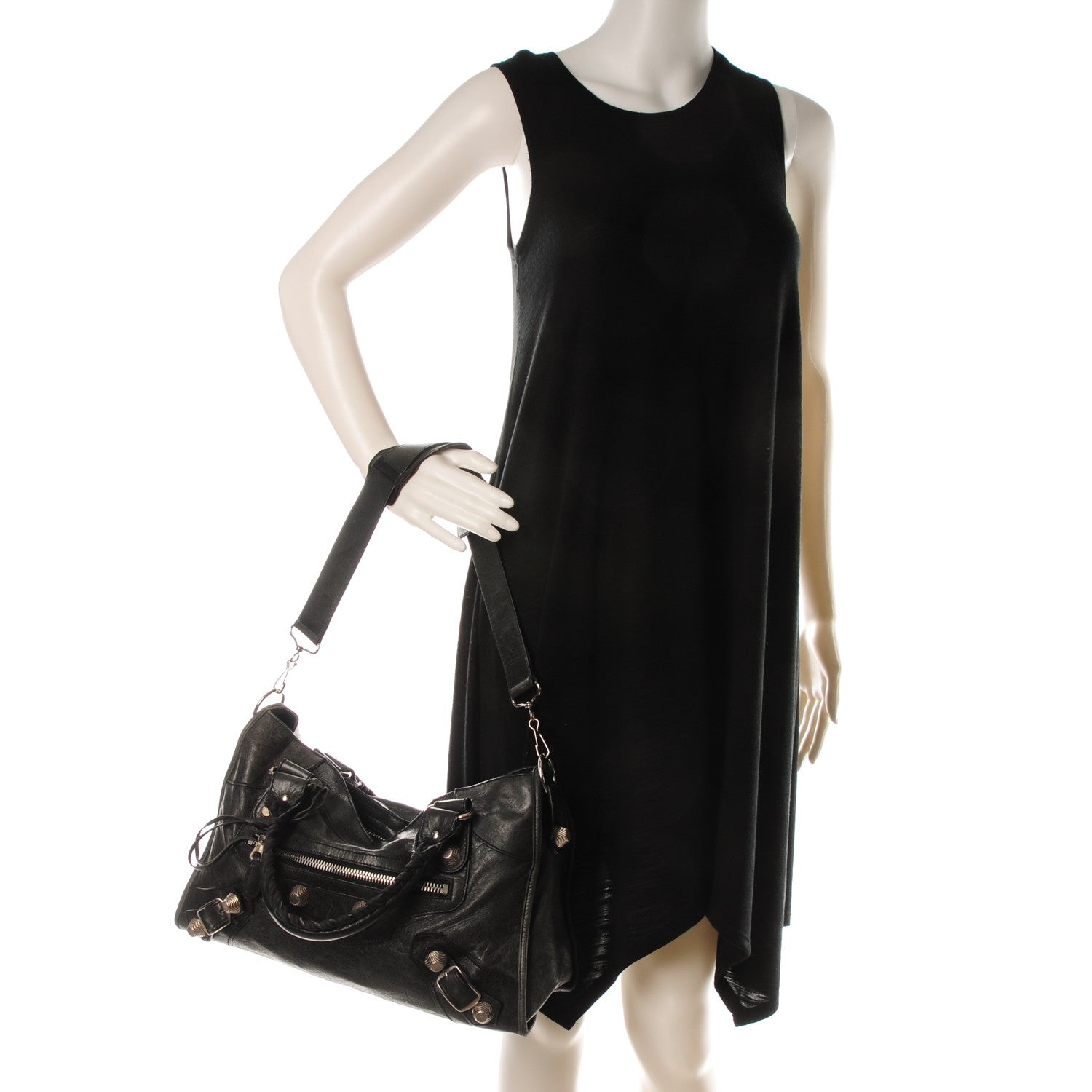 Balenciaga Agneau Giant 21 Silver Hardware City Black 2 of 11