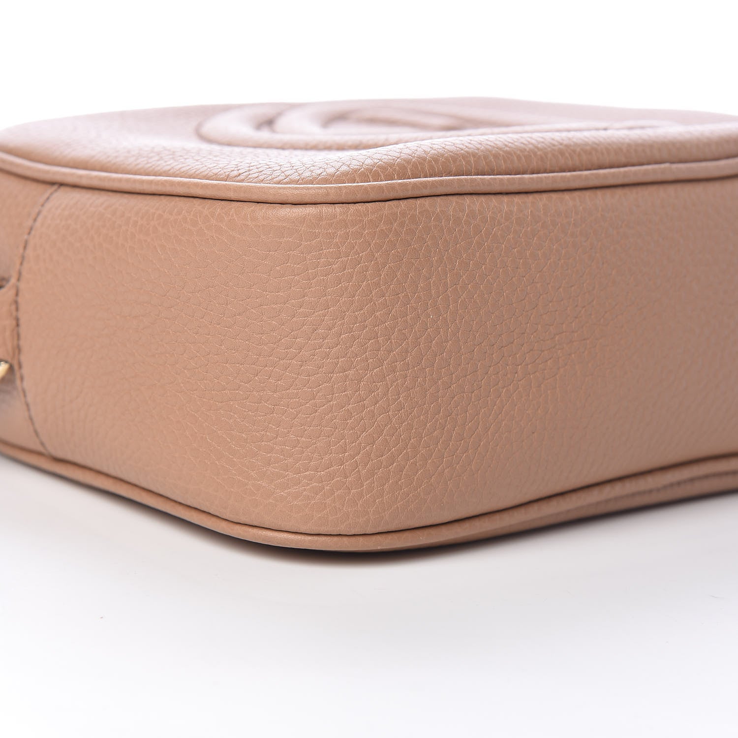 Gucci Pebbled Calfskin Small Soho Disco Bag Rose Beige 5 of 10
