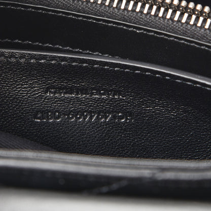Saint Laurent Calfskin Y Quilted Monogram Small Loulou Chain Satchel Black 8 of 8