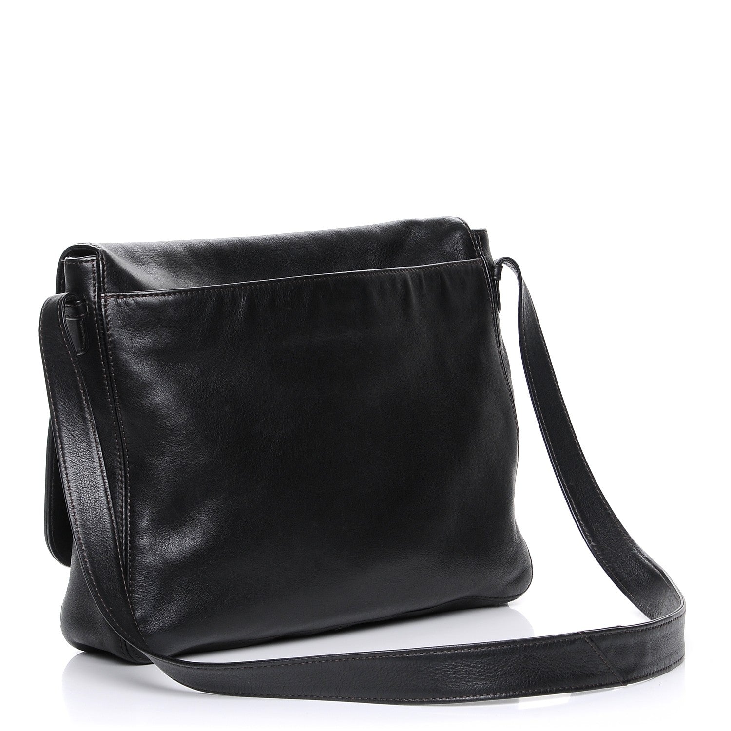 Chanel Lambskin CC Tassel Shoulder Flap Bag Black 3 of 7