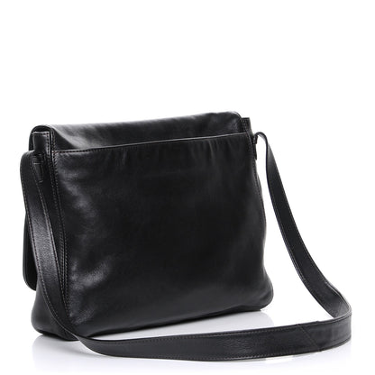 Chanel Lambskin CC Tassel Shoulder Flap Bag Black 3 of 7