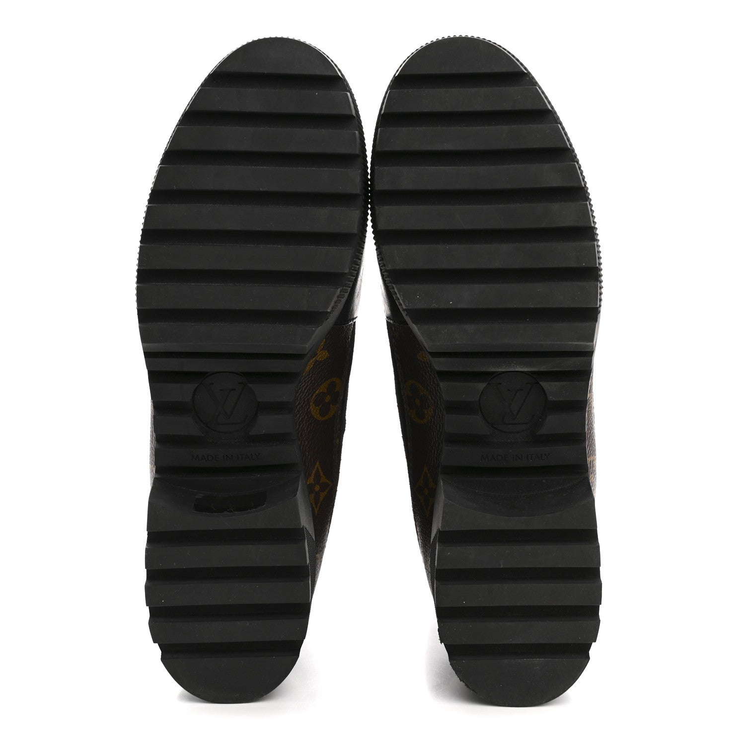 Louis Vuitton Suede Calfskin Monogram Laureate Platform Desert Boots 41 Black 6 of 10