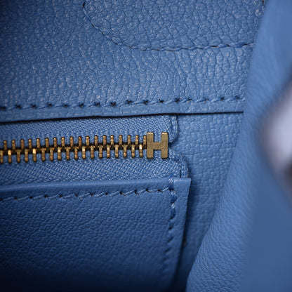 Hermes Epsom Birkin 30 Bleu Paradis 30 of 33