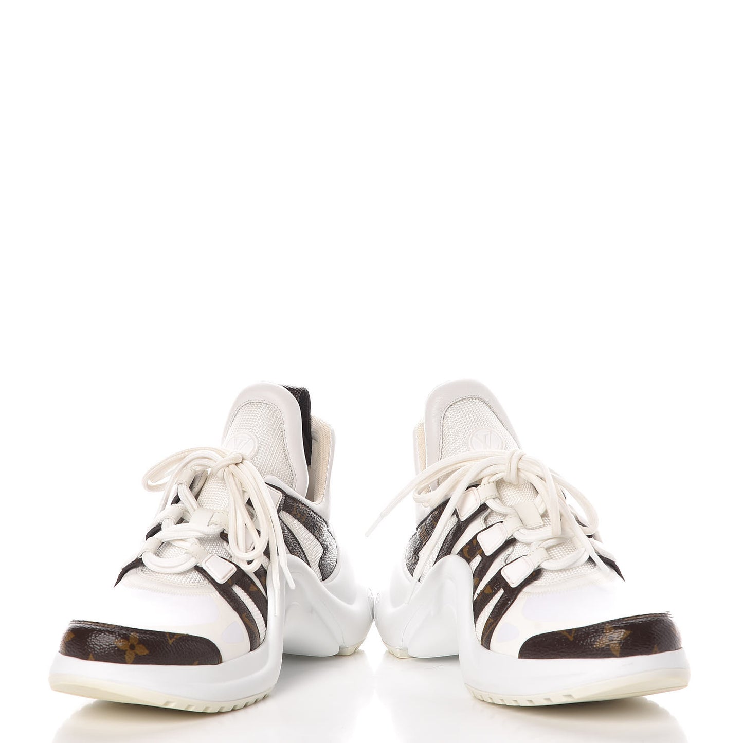 Patent Monogram LV Archlight Sneakers 38 White