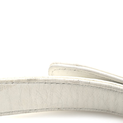 Chanel Distressed Patent Quilted Medium Boy Flap White 13 of 14