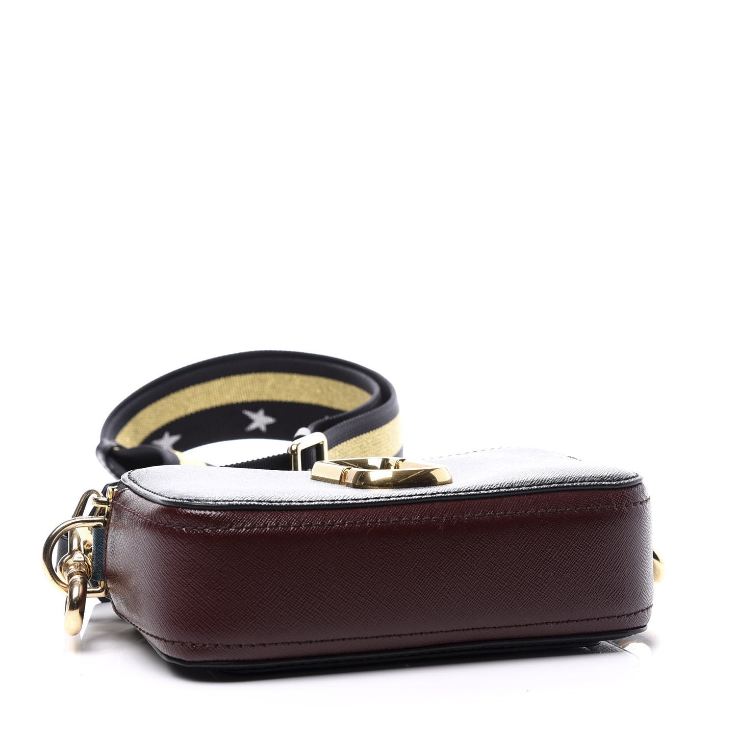Saffiano Small Snapshot Camera Bag Black Multi