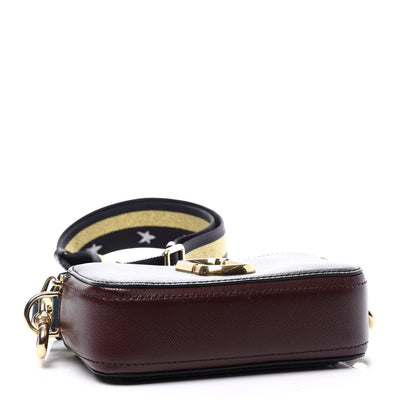 Marc Jacobs Saffiano Small Snapshot Camera Bag Black Multi 3 of 11