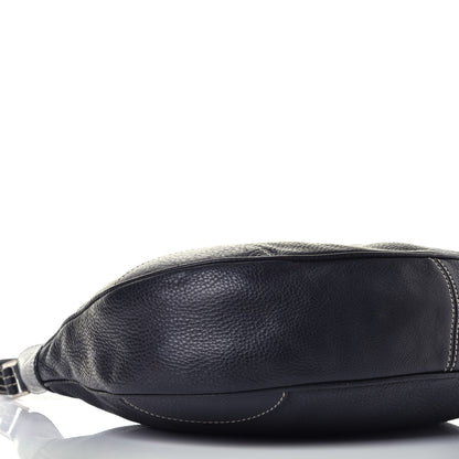 Christian Dior Calfskin Diorissimo Hobo Navy 8 of 10
