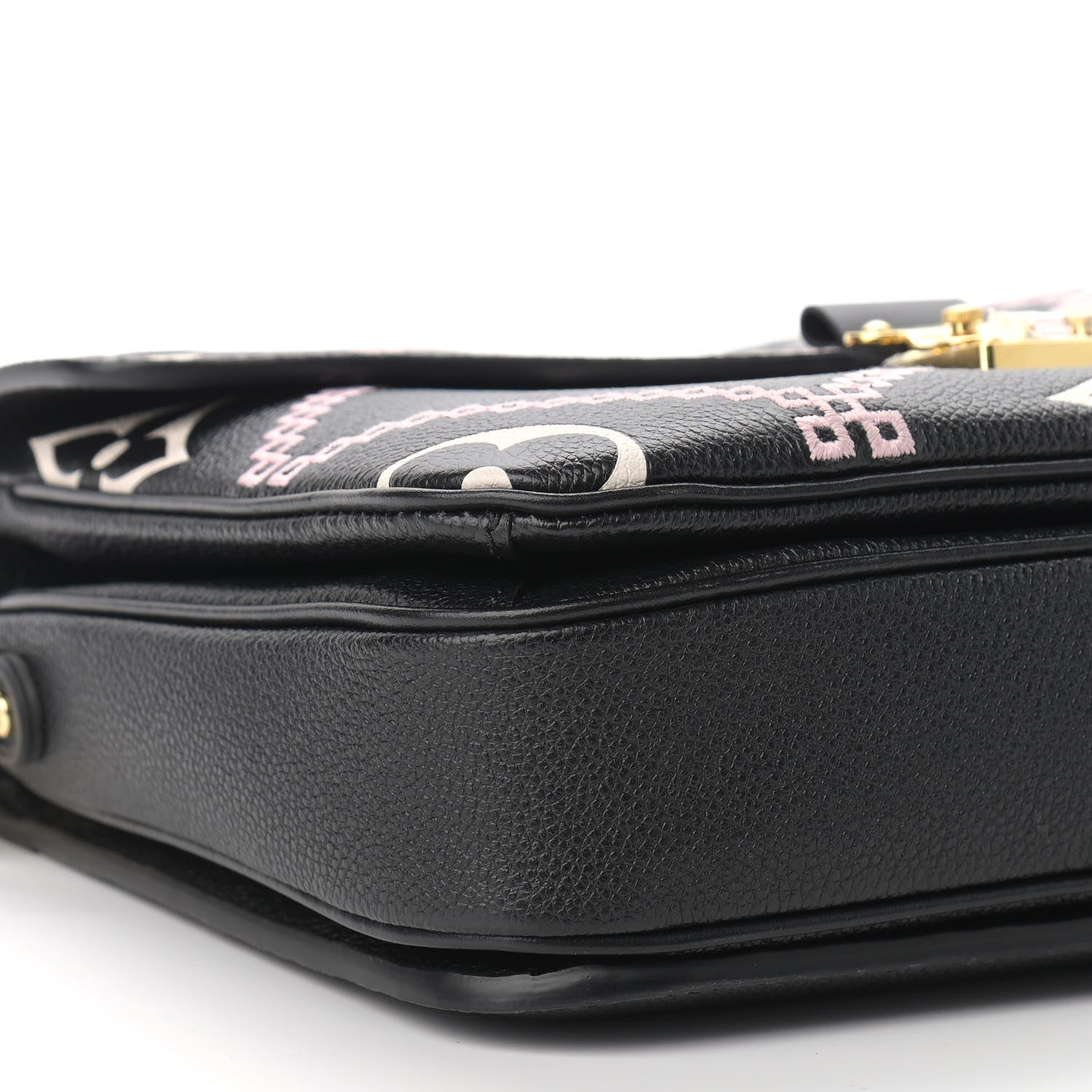 Louis Vuitton Empreinte Monogram Giant Broderies Pochette Metis Black 8 of 9