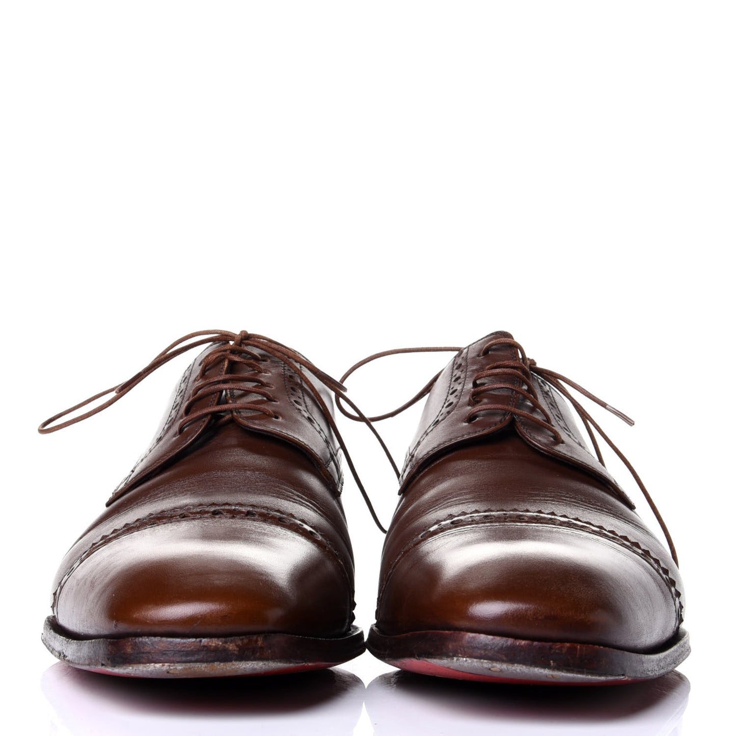 Calfskin Mens Cousin Charles Oxford 42 Havane
