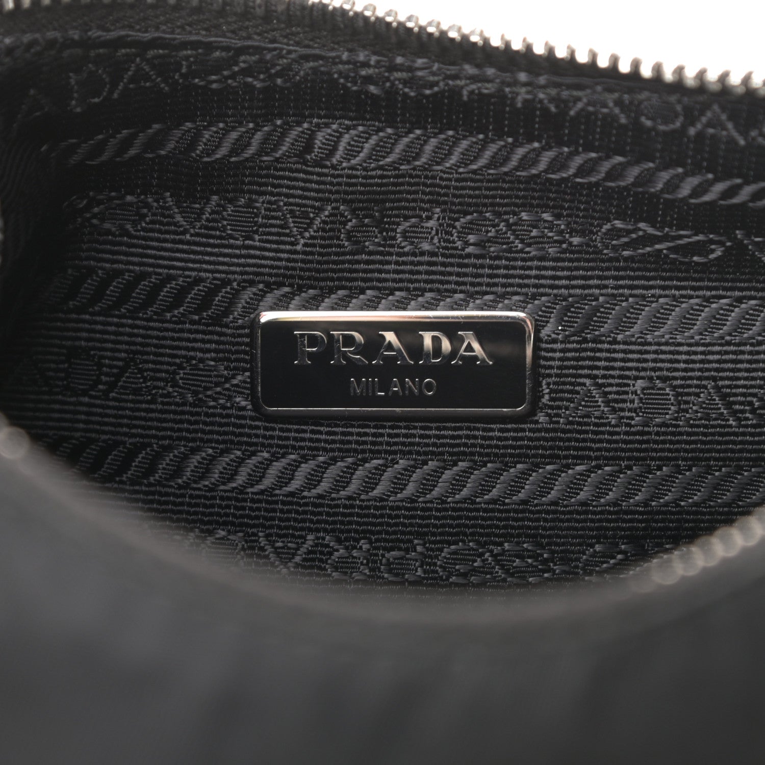 Prada Nylon Re-Edition 2005 Shoulder Bag Black 6 of 13