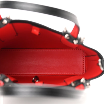 Christian Louboutin Calfskin Spikes Mini North South Cabata Tote Black 5 of 9