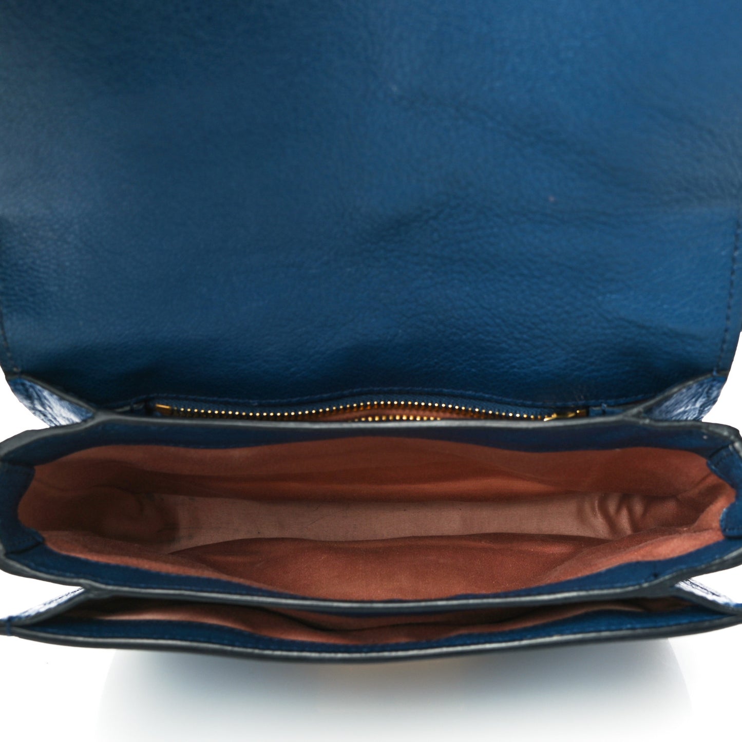 Vitello Phenix Madras Shoulder Bag Cobalto Marea