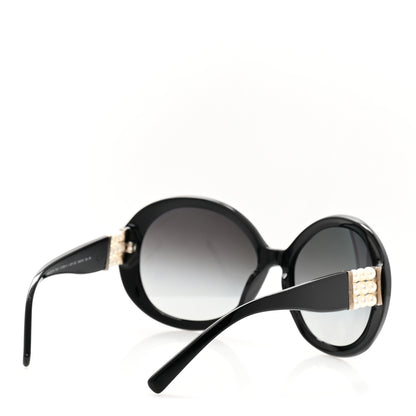 Chanel Acetate Perle Pearl Sunglasses 5159-H Black 4 of 7