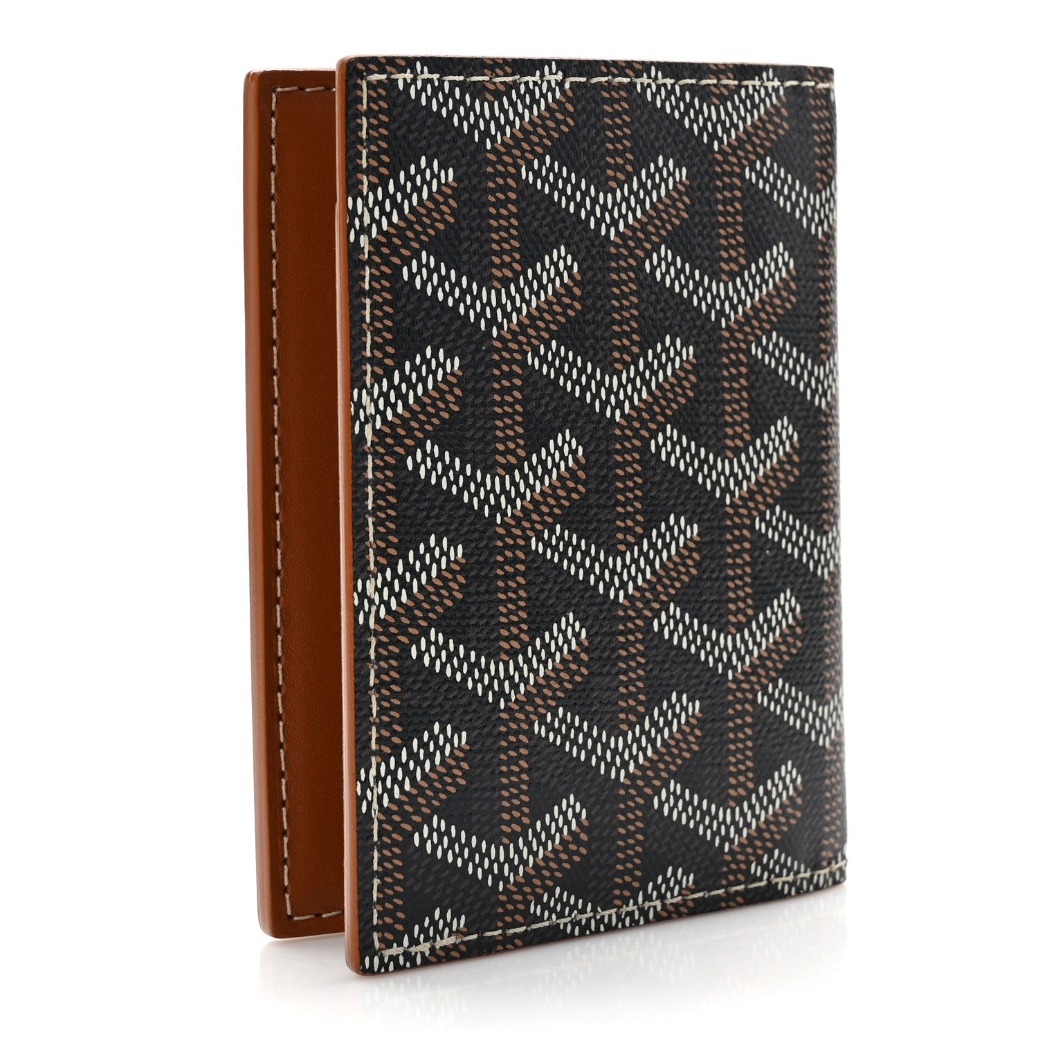 Goyard Goyardine Saint Marc Folding Card Case Black Gold 3 of 8