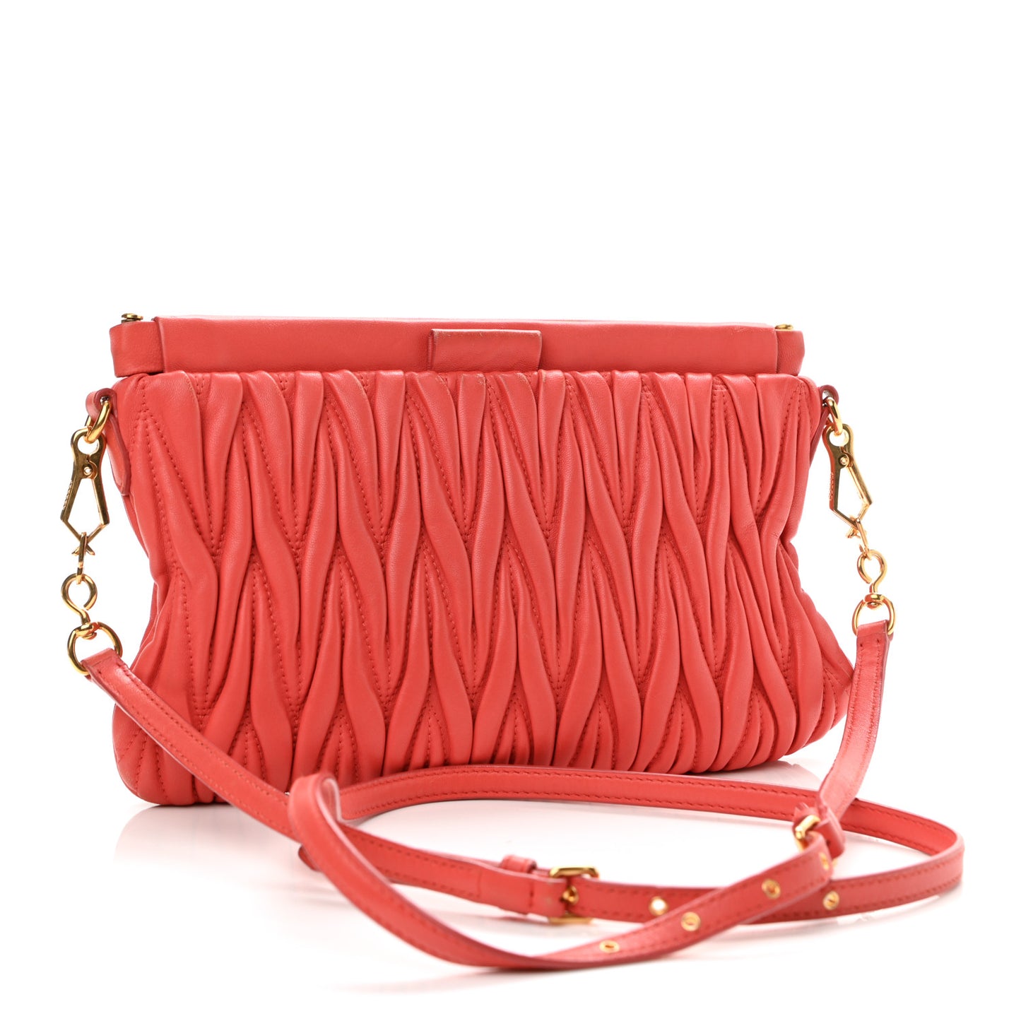 Nappa Matelasse Crossbody Lacca