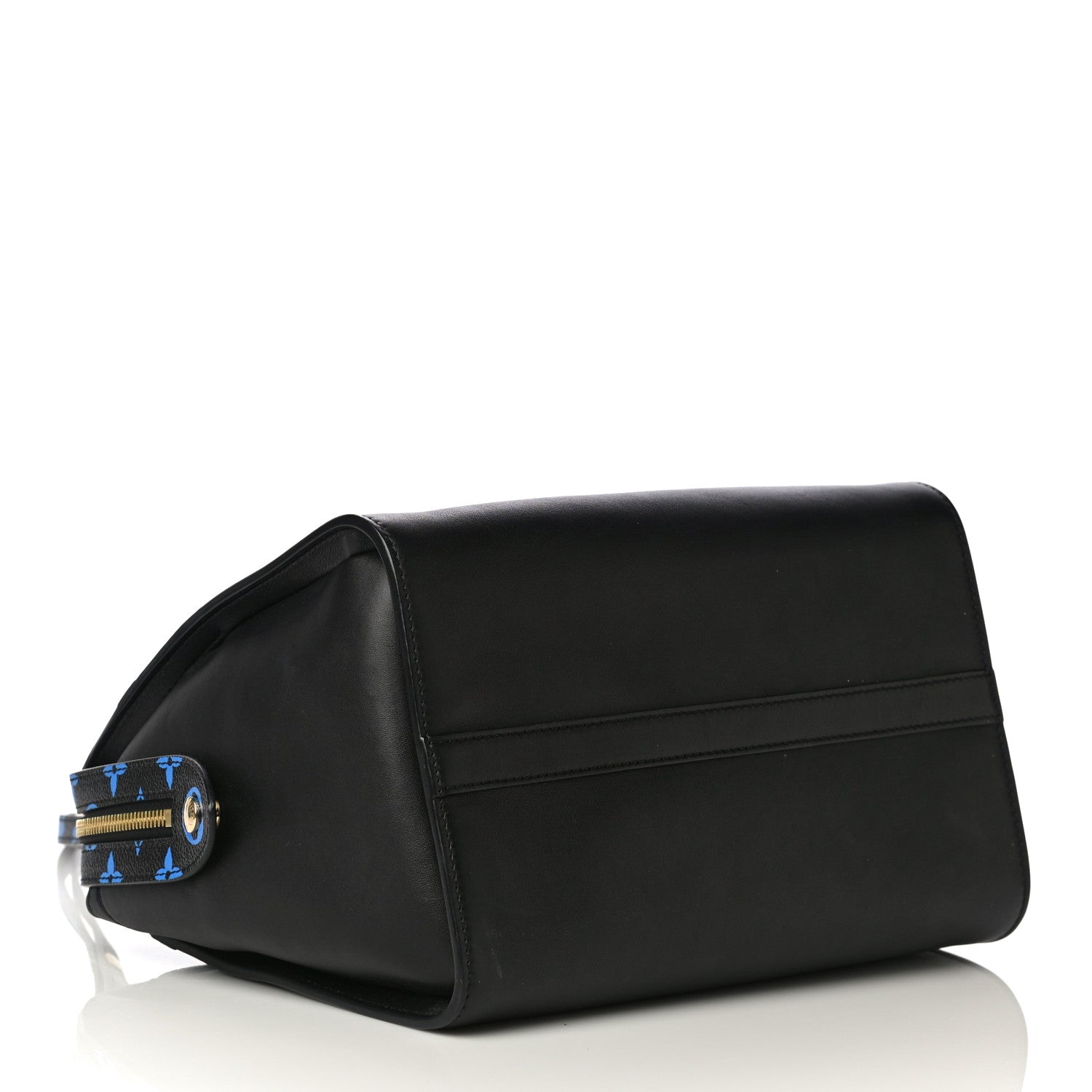 Louis Vuitton Smooth Calfskin Colored Monogram Speedy Amazon MM Blue Black 4 of 17