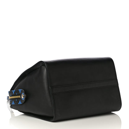 Louis Vuitton Smooth Calfskin Colored Monogram Speedy Amazon MM Blue Black 4 of 17