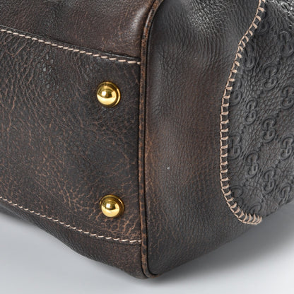 Gucci Guccissima Large New Pelham Shoulder Bag Dark Brown 11 of 11