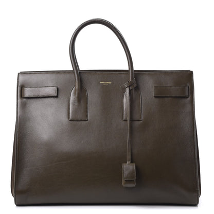 Saint Laurent Calfskin Large Sac De Jour Carryall Mousse 1 of 18