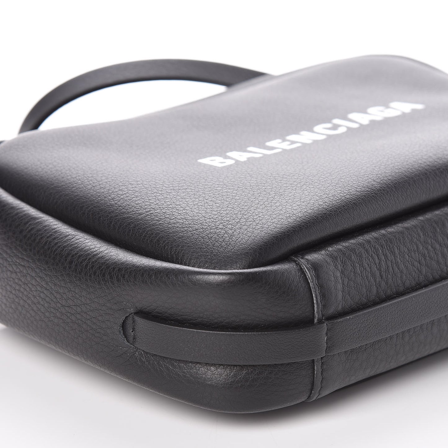 Calfskin Logo S Everyday Camera Bag Black
