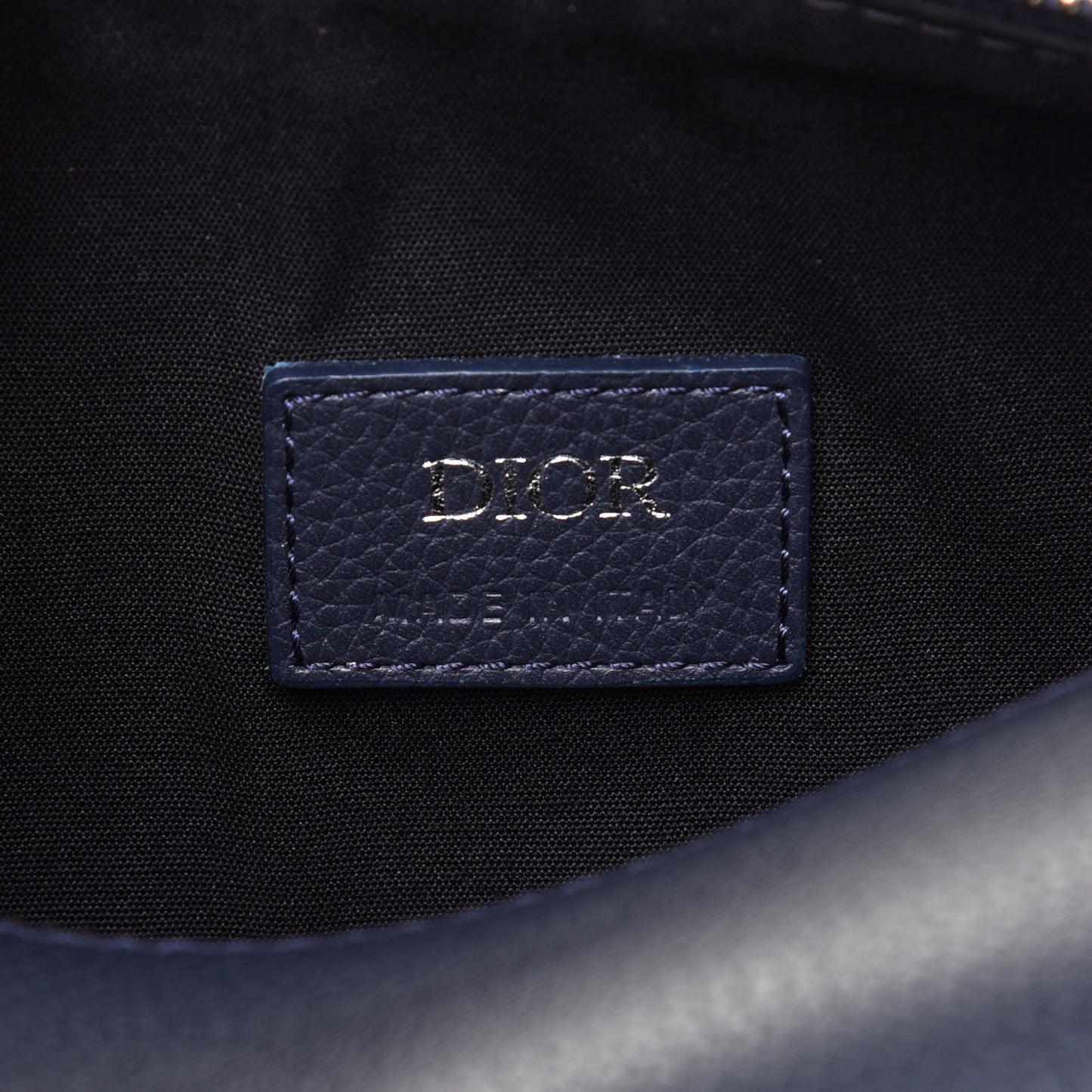 HOMME Grained Calfskin Mens Roller Messenger Blue