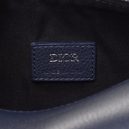 Christian Dior HOMME Grained Calfskin Mens Roller Messenger Blue 5 of 10