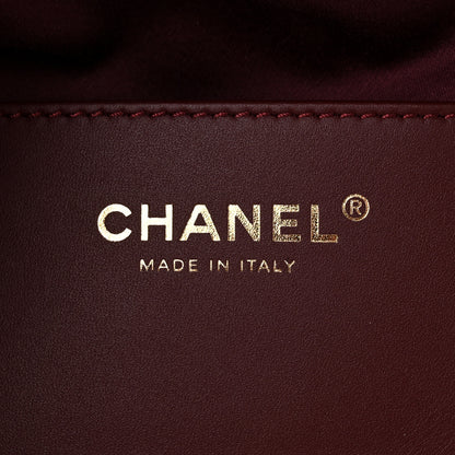 Chanel Caviar Quilted Small Chanel 25 Handbag Burgundy 6 of 10