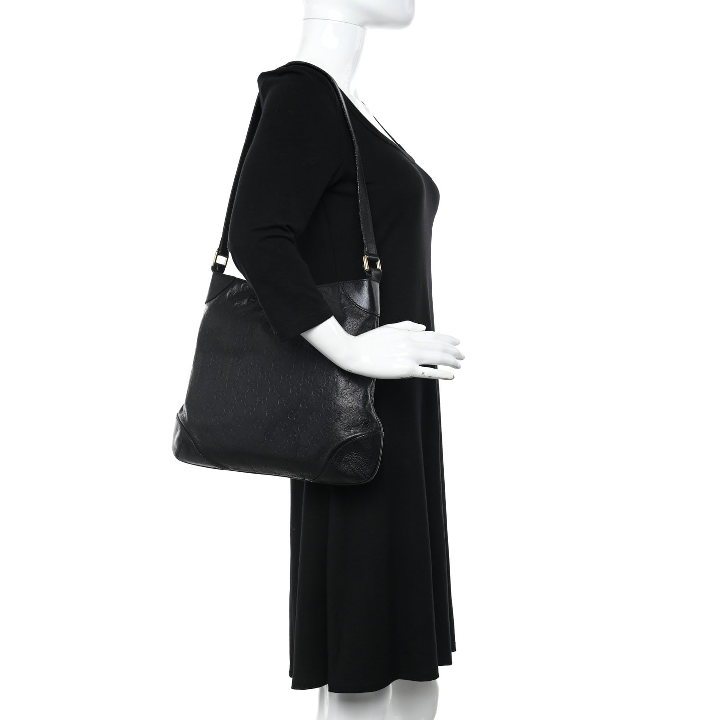 Guccissima Hobo Black
